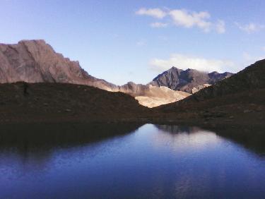 1er lac sup ,  montagne d&apos;asti au fond ( presque 3300 m)