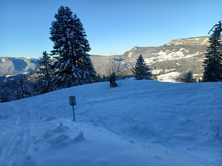 Ski de randonnée à la station du Granier