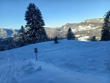 Ski de randonnée à la station du Granier