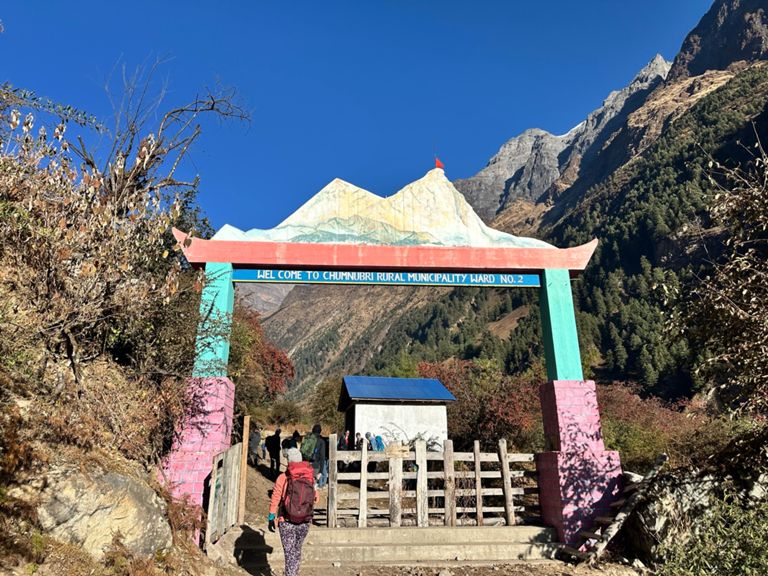 Nepal - tour du Manaslu - J 6 - Namrung - Sama gompa