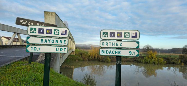 Marche du Port de Guiche à Came et retour por Bidache.<BR>Avec Michel Arotcharen 👍