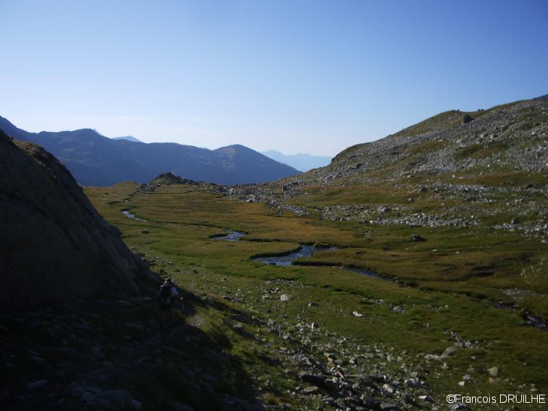 Arrivée au Bivouac sous col de Valmeinier