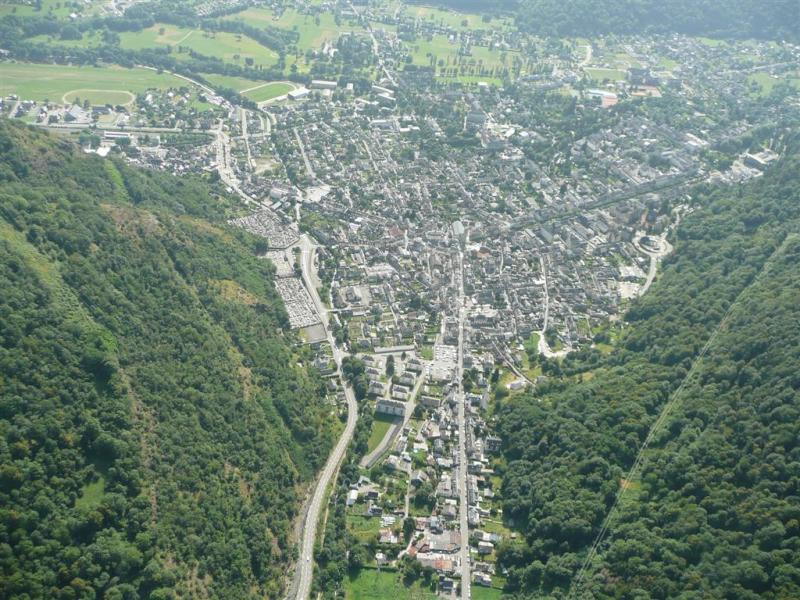 Arrivée au dessus de Luchon