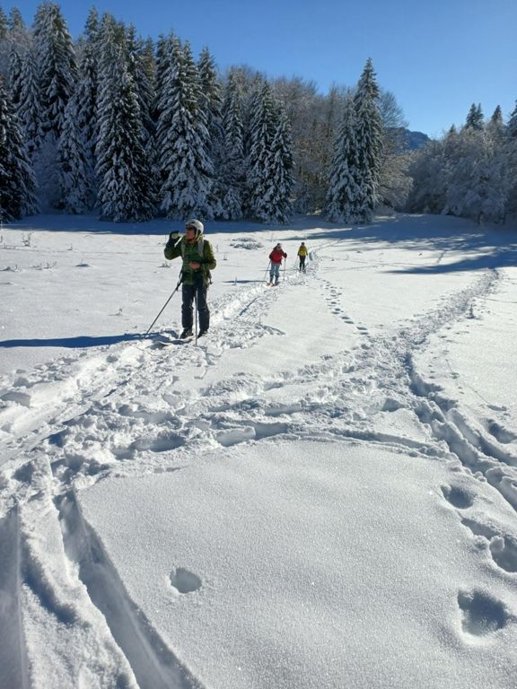 Ski de randonnée au Désert d'Entremont