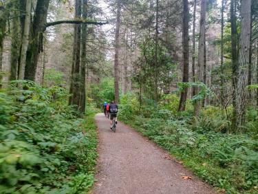 Balade canadienne en vtt 