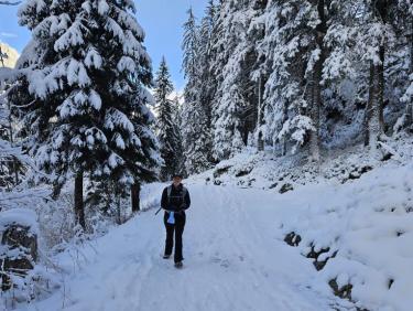 Sortie avec Cathie et les filles au Val Montjoie