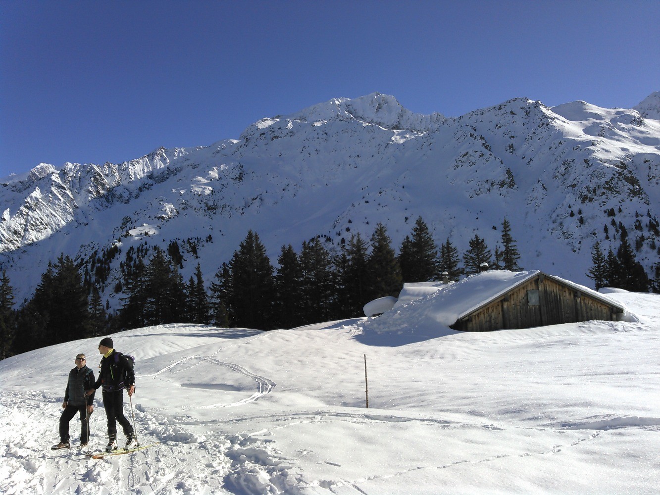 Chalets d'Alpage au niveau des PrÃ©s