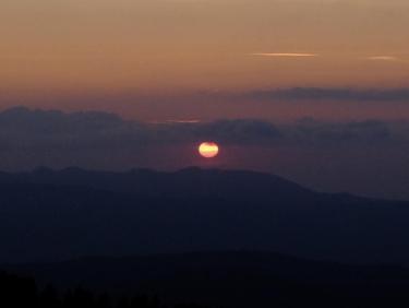 Coucher de soleil de fou !