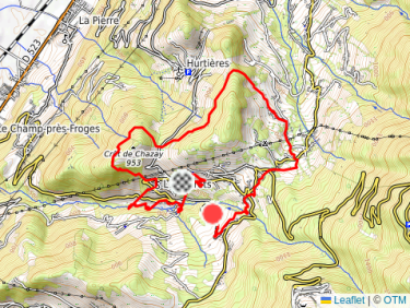 Course à pied avec Maël (Col de la Croix des Adrets)