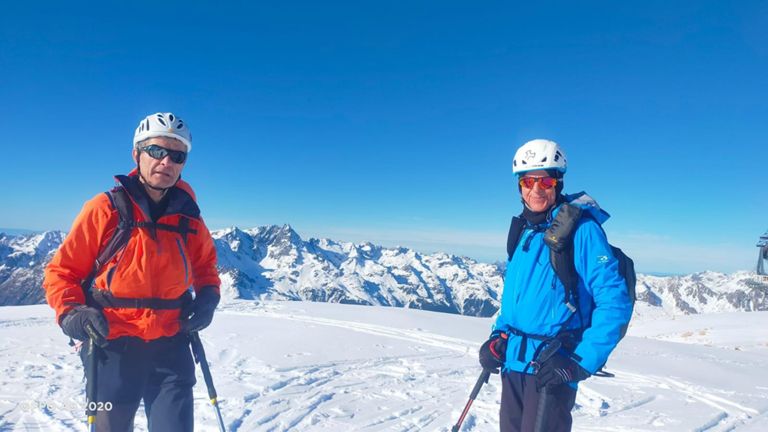 Ski de randonnée au Dôme des Petites Rousses