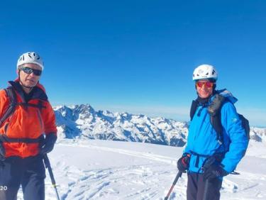 Ski de randonnée au Dôme des Petites Rousses