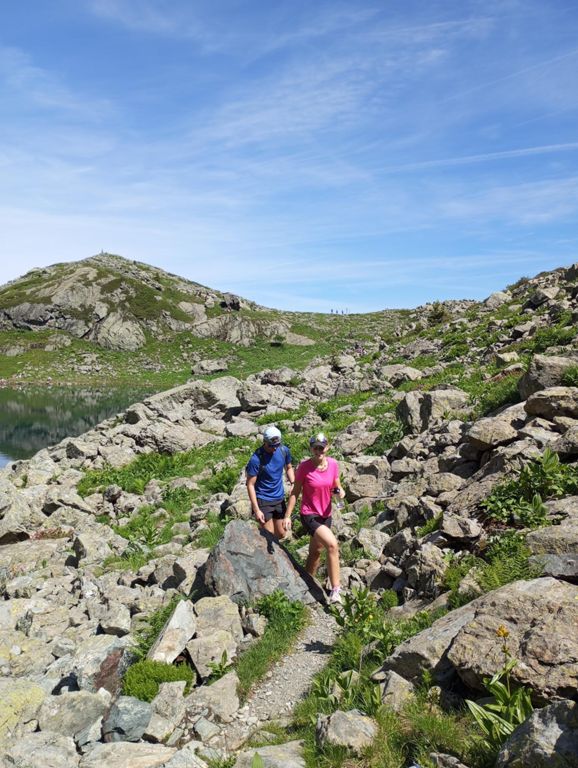 Montée au Lac de Crop