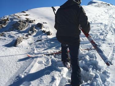 Ski de randonnée Pont des Cottaves, oratoire d&apos;Orgeval, arête de Chamechine, Couloir Nord ,chalet du Charmant Som