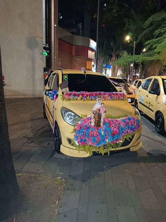 Repas du soir à Medellin