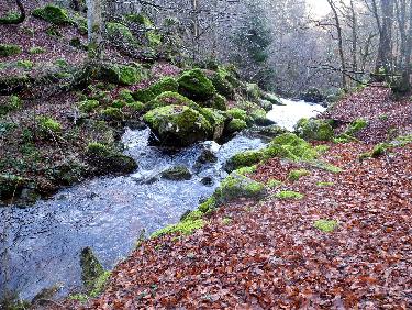 Oulette, le repos entre deux cascades