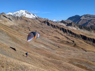 Crête des Gittes depuis la Chapieux