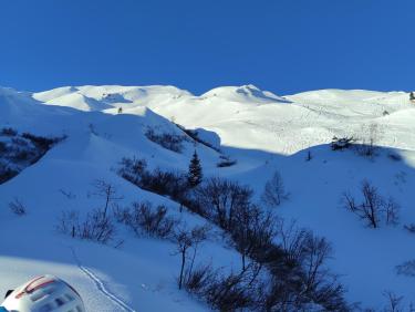 Ski de randonnée le matin