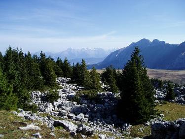 Plateau sommital des Rochers de Leschaux