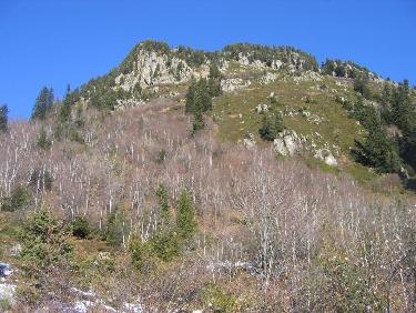 Les Rochers de la Fournaise depuis le sentier