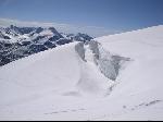 crevasses sur le glacier de la Gurraz