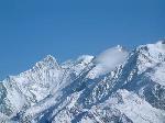 Côté sud du massif du Mont Blanc