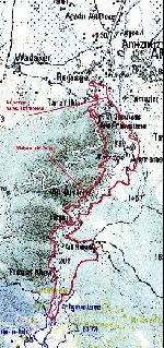 Carte de la vallée des Noix