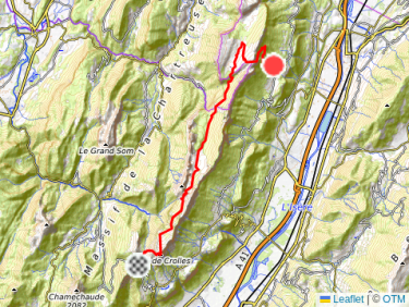 Sortie du Col du Coq à Sainte Marie du Mont