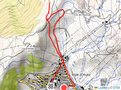 Trail dans l'après-midi