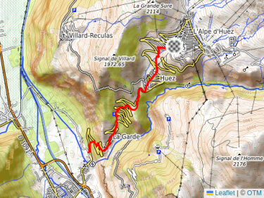 Trail dans l&apos;après-midi