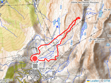 Trail dans l&apos;après-midi