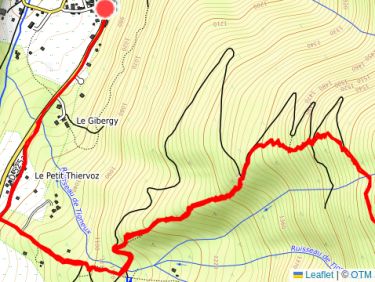 Trail dans l&apos;après-midi