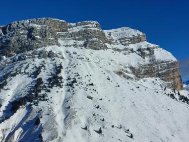 Dent de Crolles par le Pas de l'Oeille.