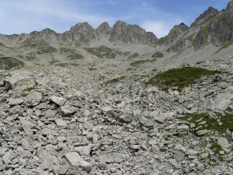 Vue sur la chaine du Pic du Frêne