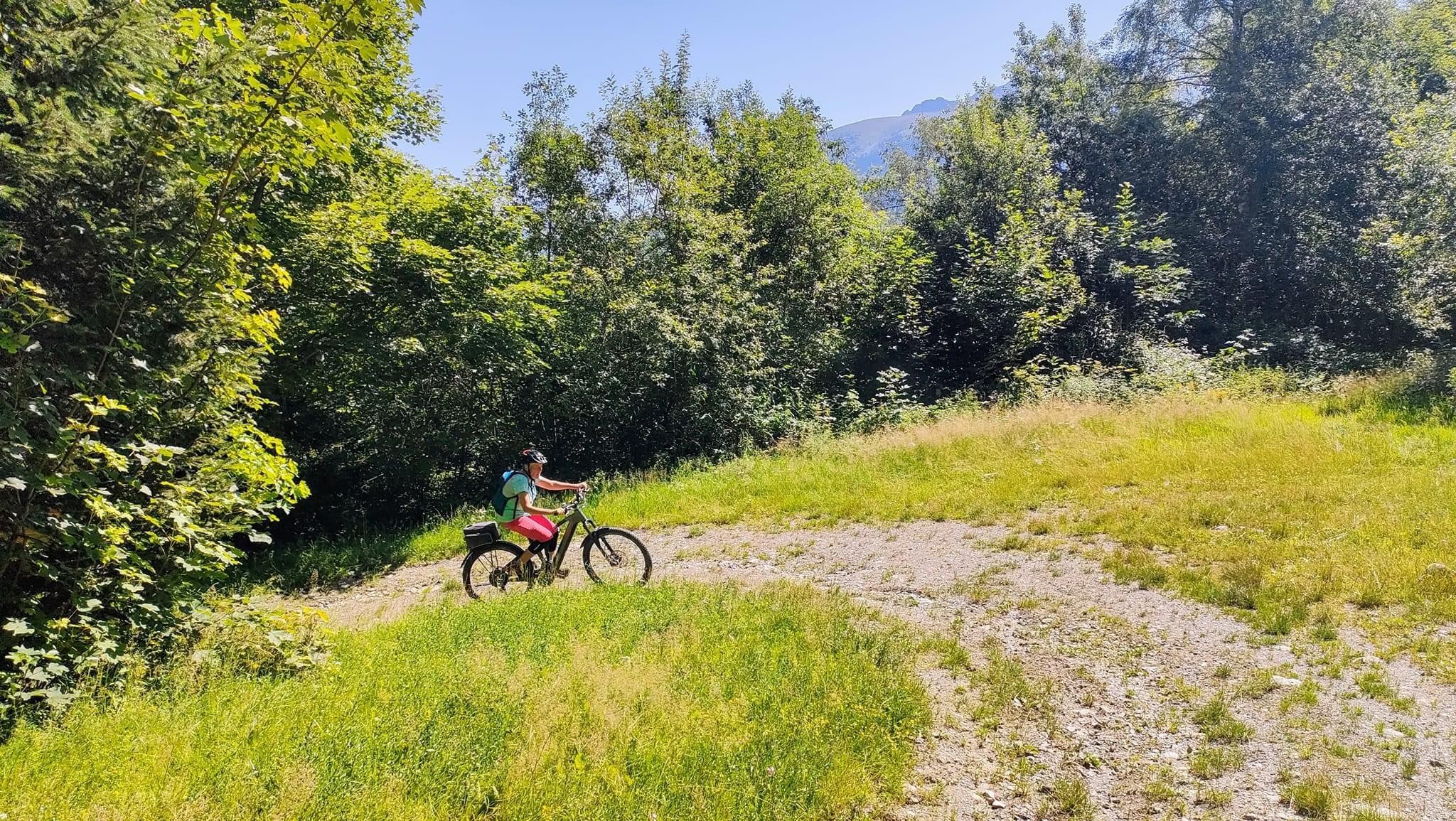 VTT au soleil