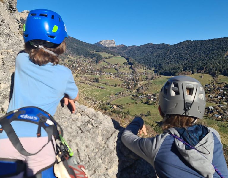 Rando-escalade avec les enfants