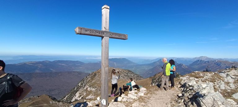 Randonnée dans les Bauges. Mont colombier